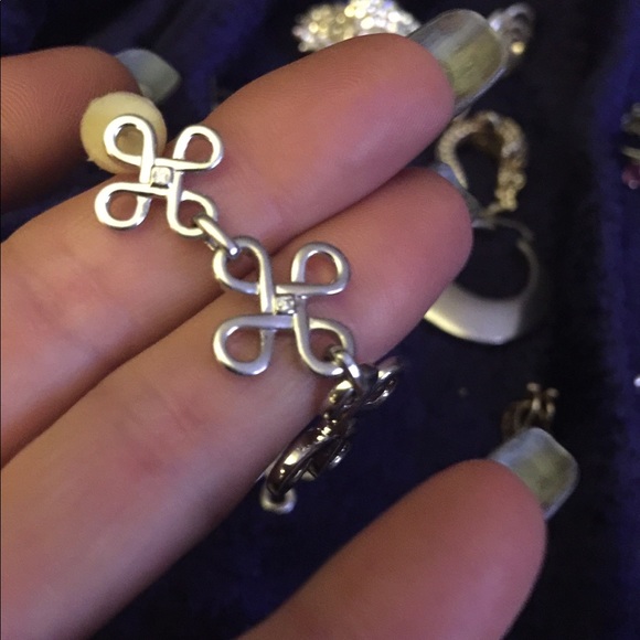 SOLD Celtic look drop earrings - Picture 1 of 3